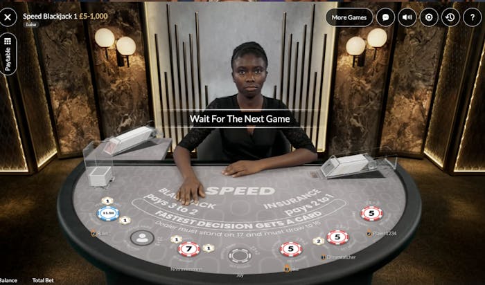 Live Speed Blackjack von OnAir Entertainment