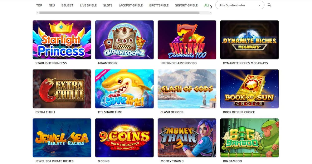 Boaboa Casino Spiele