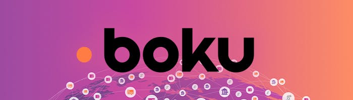 Boku Logo vor rosanem Hintergrund