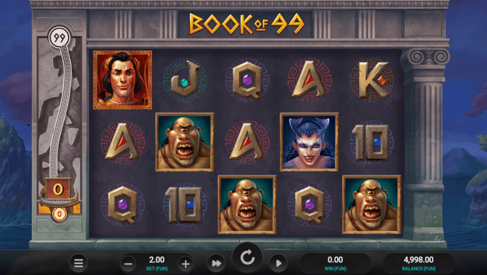  relax gaming online casino screenshot vom Slot Money Book of 99.