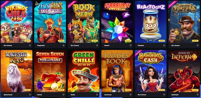 Boomerang Casino Dekonstruiert: Bonus-Mathematik, Sicherheitsaudit & Troubleshooting-Handbuch 1 Screenshot der Spieleauswahl im Boomerang Casino, zeigt verschiedene Slot-Maschinen