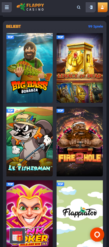 Flappy Casino Spiele