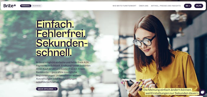 Offizielle Webseite von Brite