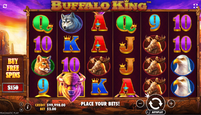Buffalo Aristocrat Slot Screenshot