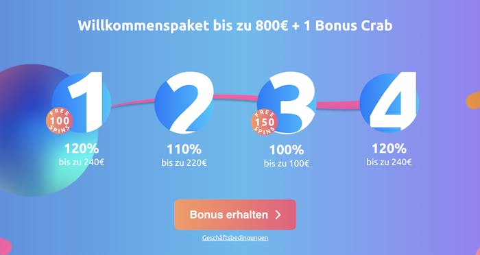 Cadoola Casino Willkommensbonus
