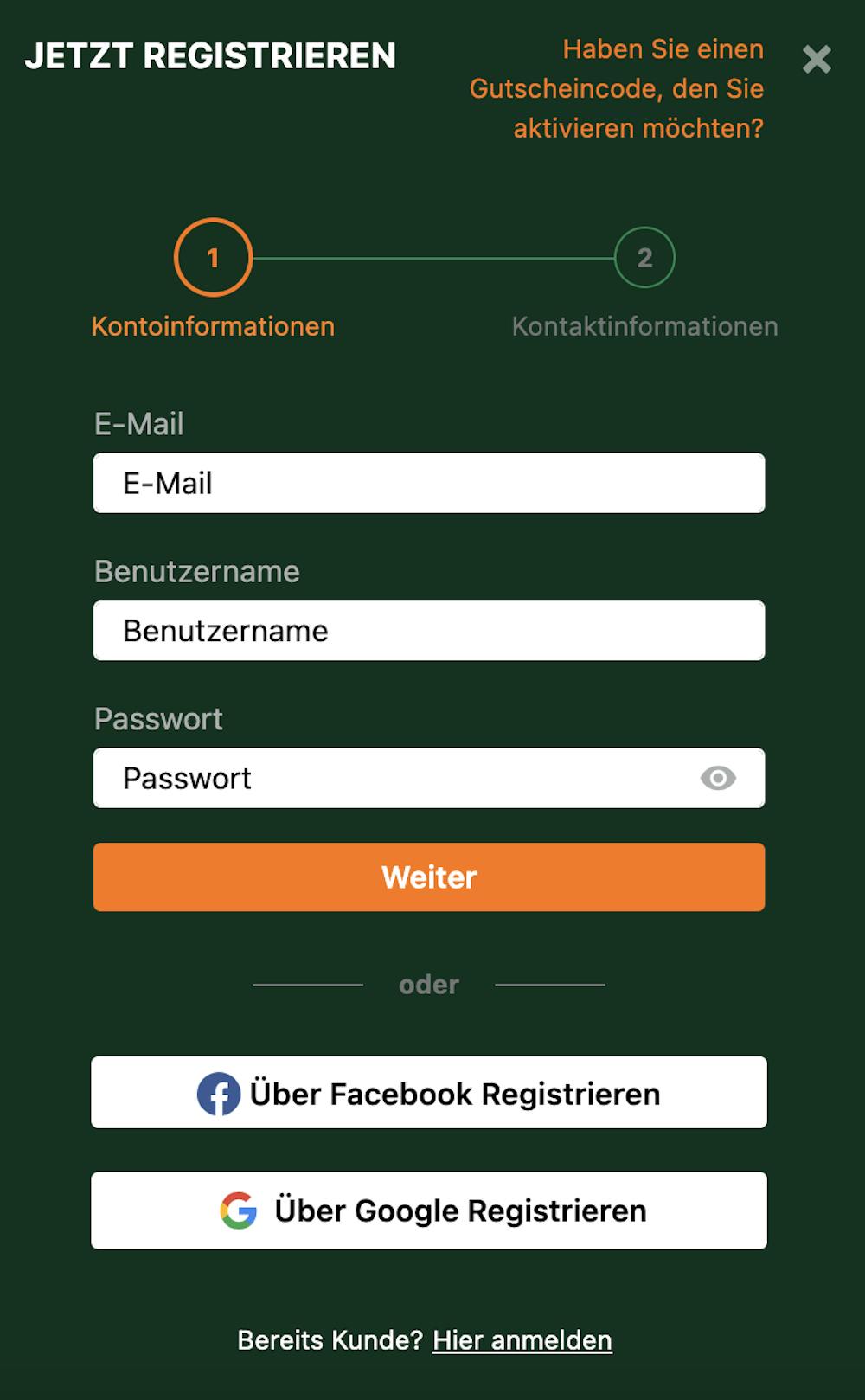 Cashalot Casino Registrierung