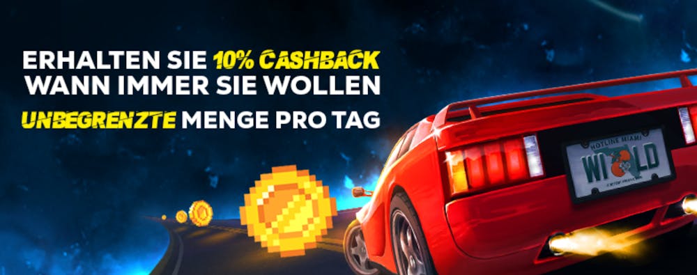 Beispiel für ein Cashback Casino Angebot