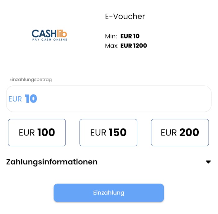 10 Euro CASHlib Casino Einzahlung bei Felicebet