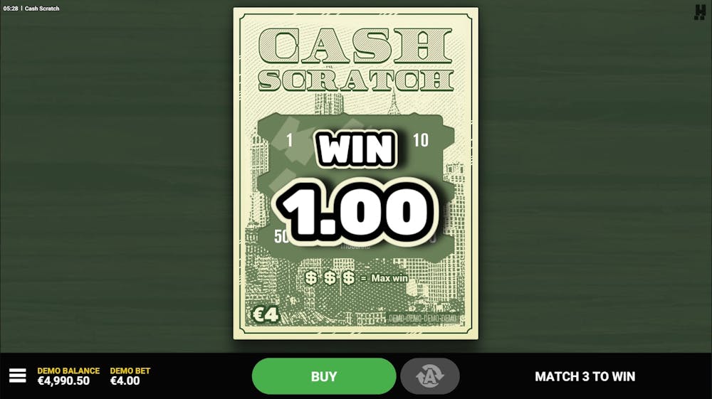 Cash Scratch