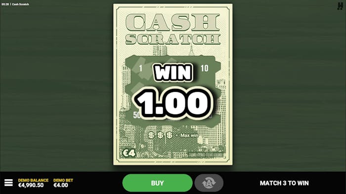 Cash Scratch