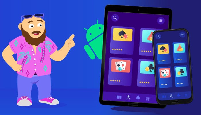 CasinoBernie mit Android Casino App auf Smartphone und Tablet
