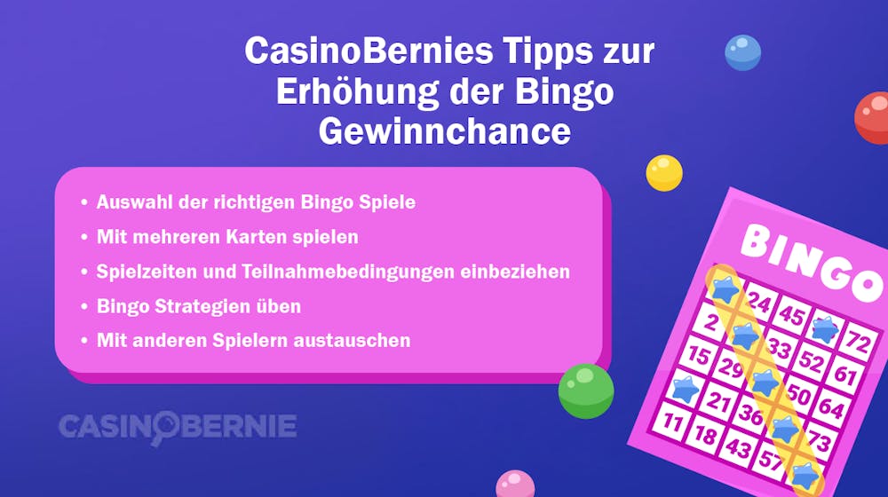 CasinoBernies Tipps zur Erhöhung der Bingo Gewinnchance