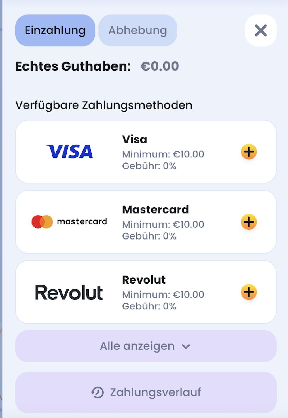 Zahlungsmethoden in Casinos mit europäischer Lizenz