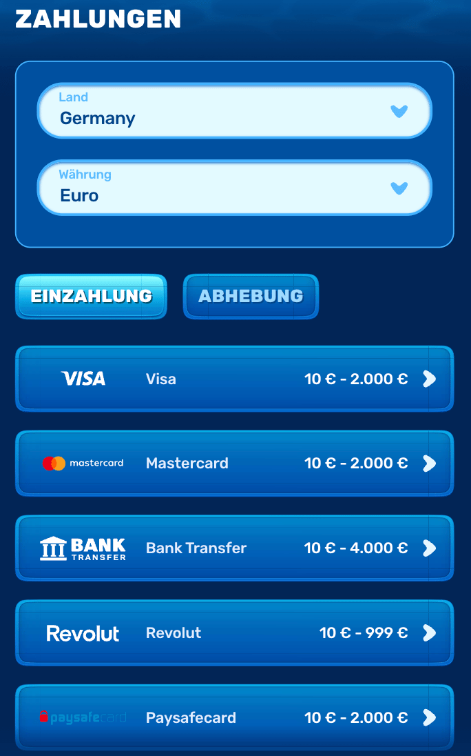 Beispiel fuer den Kassenbereich eines Casinos