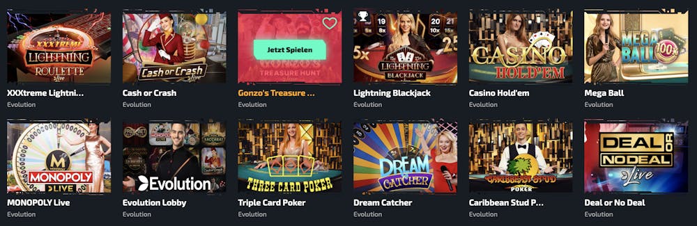 Casinozer Live Casino