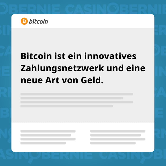 Bitcoin Wallet anlegen