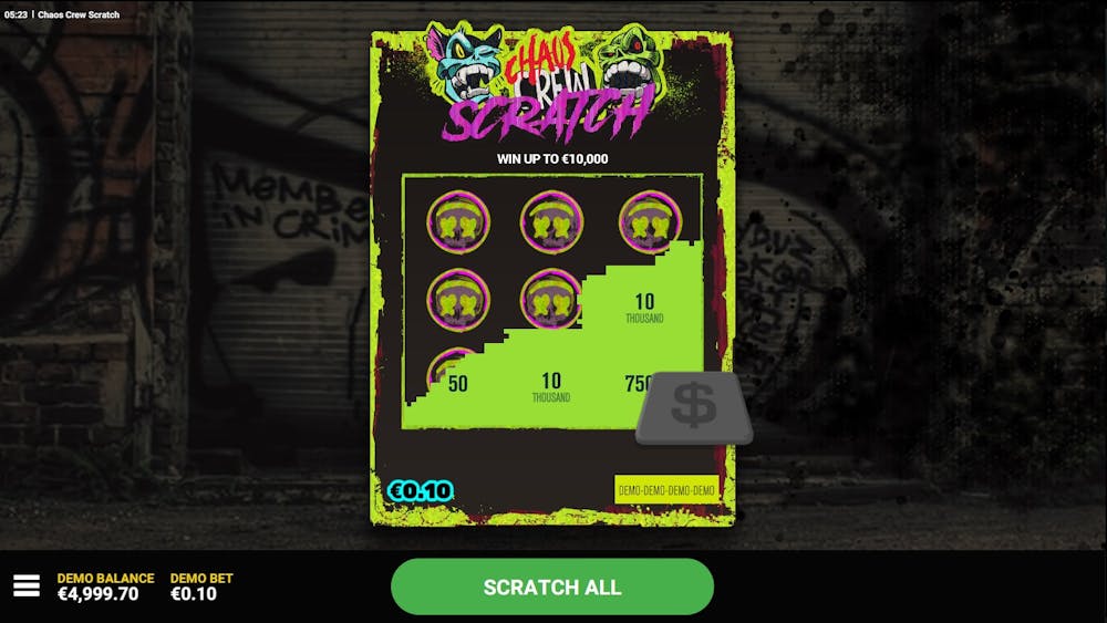 Chaos Crew Scratchcard