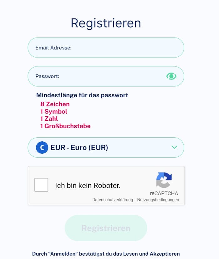 Dailyspins Casino Registrierung