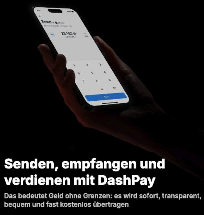 Offizielle Webseite von Dash