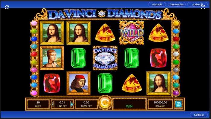 Da Vinci Diamonds Slot im IGT Casino
