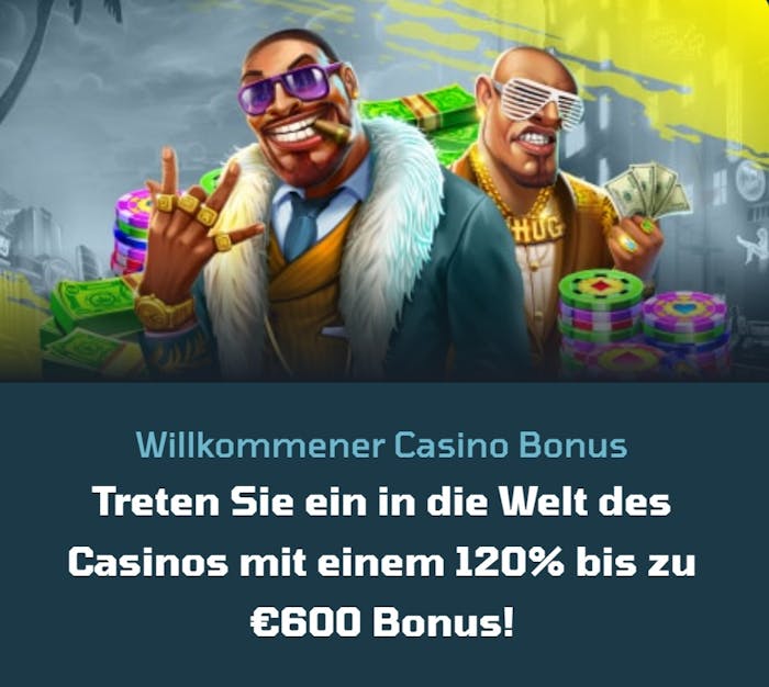 Der Willkommensbonus von Dealbet Casino mit 120% bis zu 600€