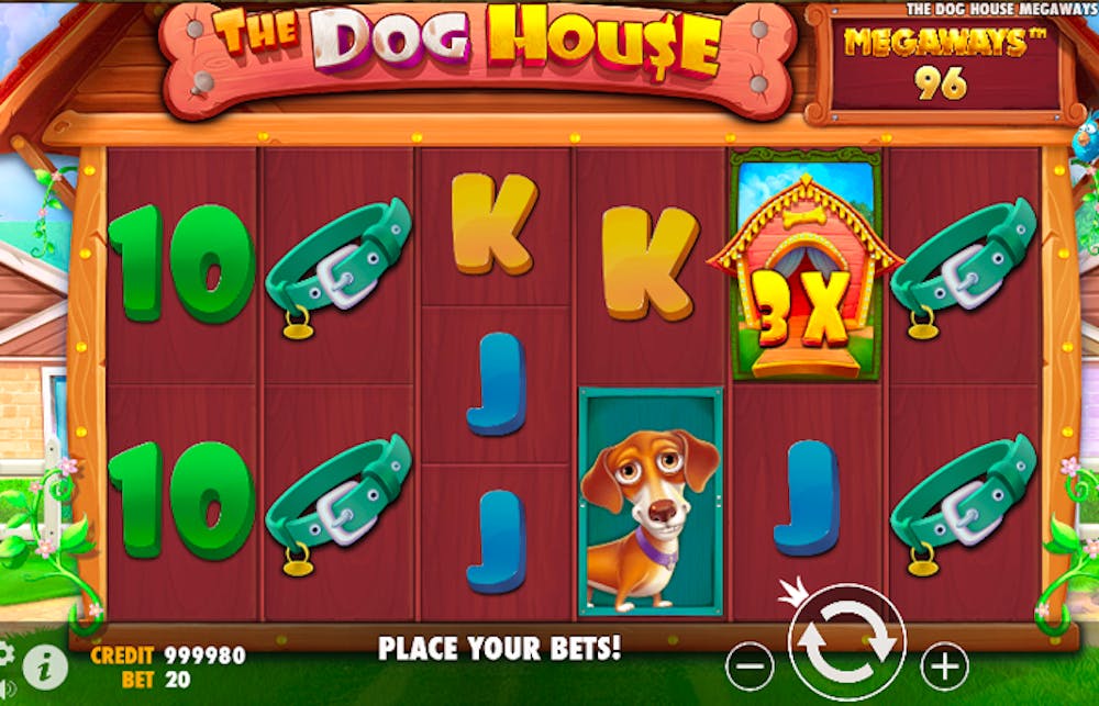 The Dog House Megaways: Kostenlose Demo-Version & Bewertung des Slots logo