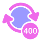 400 Prozent Bonus logotyp