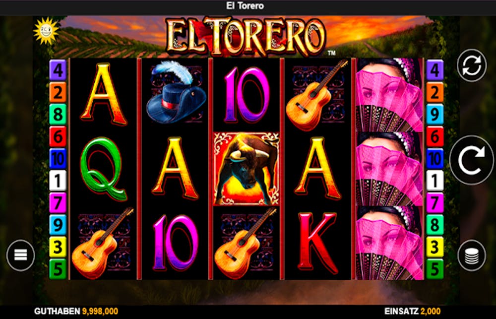 El Torero: Kostenlose Demo-Version & Bewertung des Merkur Slots logo