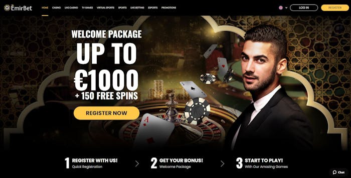 EmirBet Casino Startseite