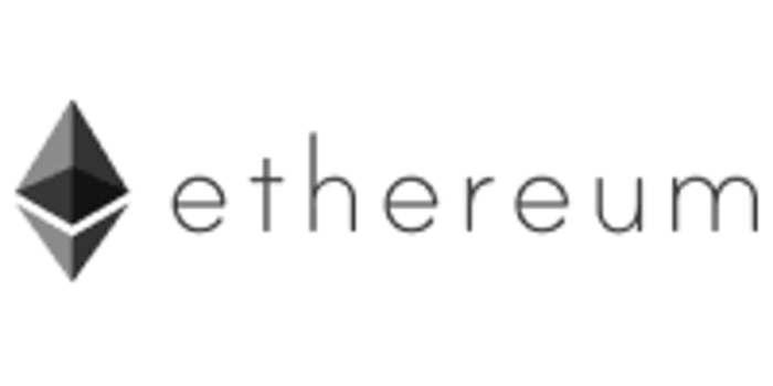 Ethereum Casino Logo mit schwarz und weiß