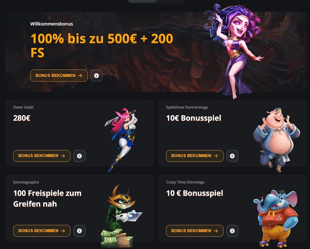 Excite Win Casino Willkommensbonus