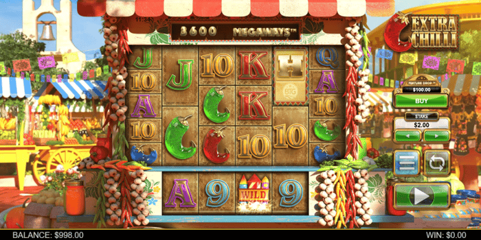 Extra Chili Megaways Slot Screenshot von Big Time Gaming.