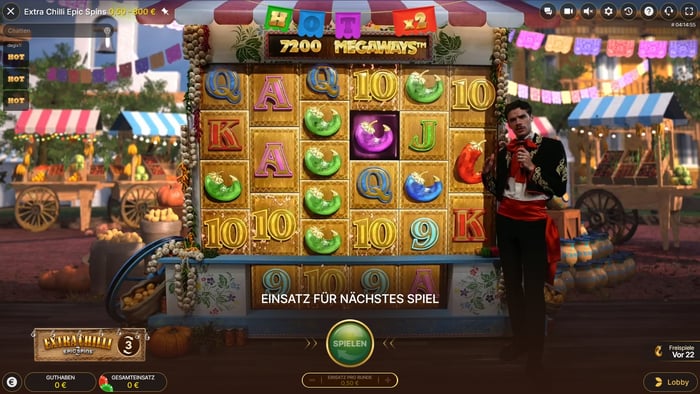 Evolution Casino Spiel Extra Chilli Epic Spins