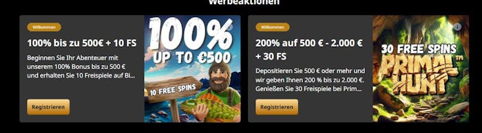 FavoritoBet Casino Willkommensbonus