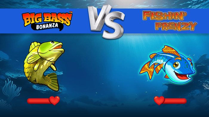 Slots im Duell: Fishin’ Frenzy vs. Big Bass Bonanza