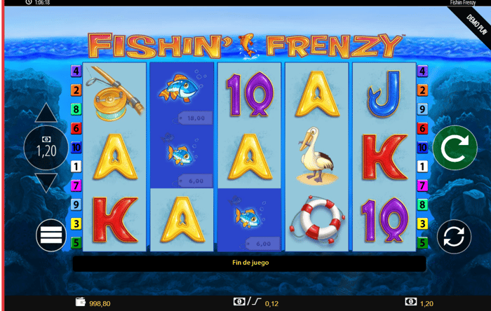Fishin Frenzy Slot in Blueprint Casinos