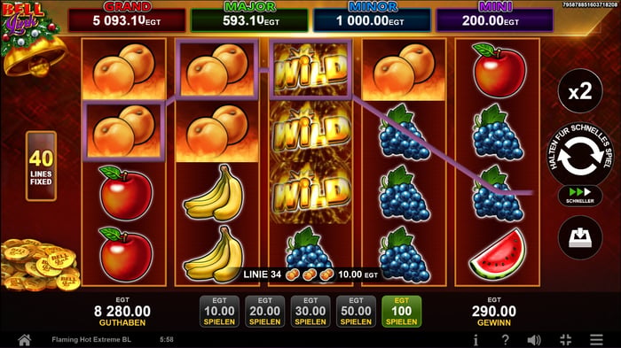 Flaming Hot Extreme EGT Slot