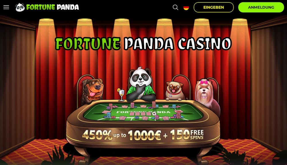 Fortune Panda Casino Willkommensbonus