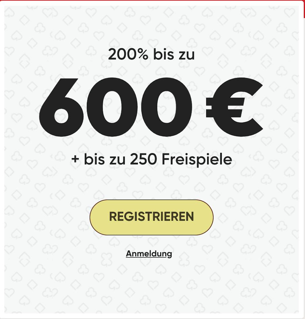 Freedom Casino Willkommensbonus