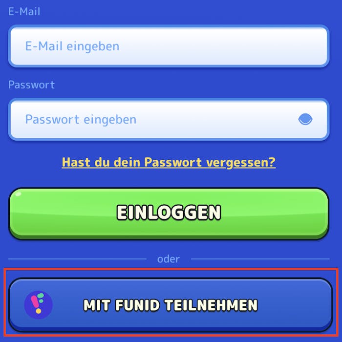 Anmeldung im FunID Casino