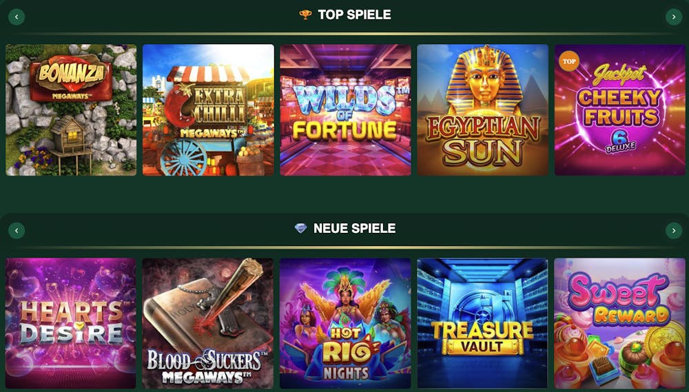 Gomblingo Casino Spielangebot