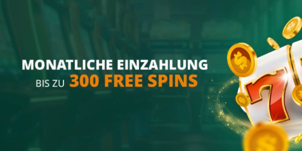 Screenshot vom Gomblingo Casino bis 300 Freispiele mit dem Bonuscode.
