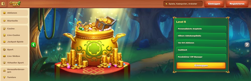 Greenluck Casino VIP-Programm