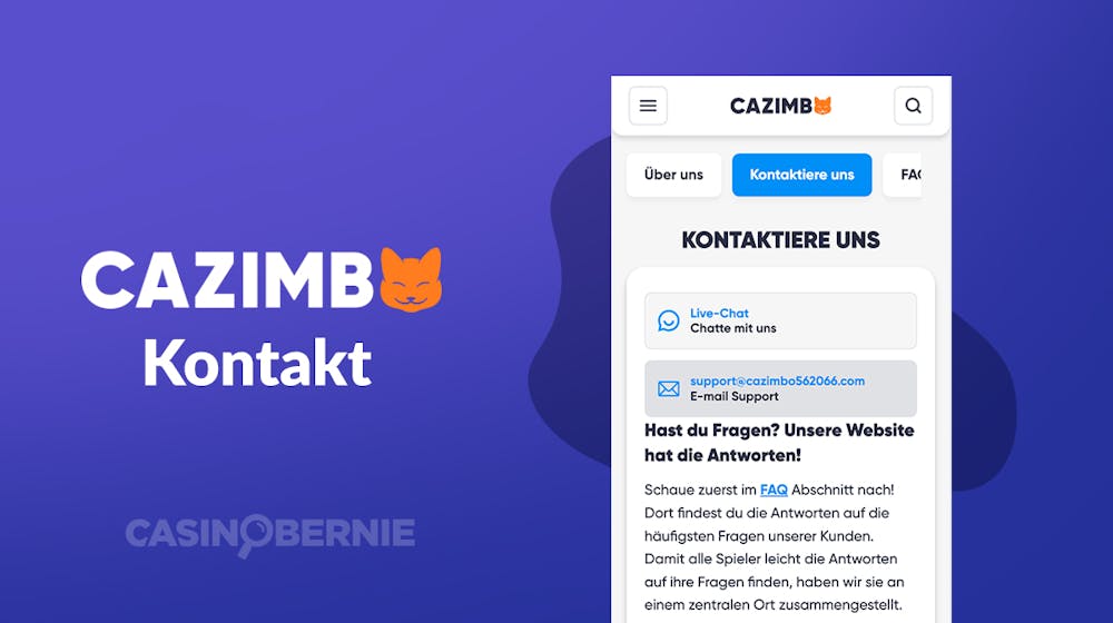 Cazimbo Casino Kontakt: Wie können Sie den Kundenservice kontaktieren?