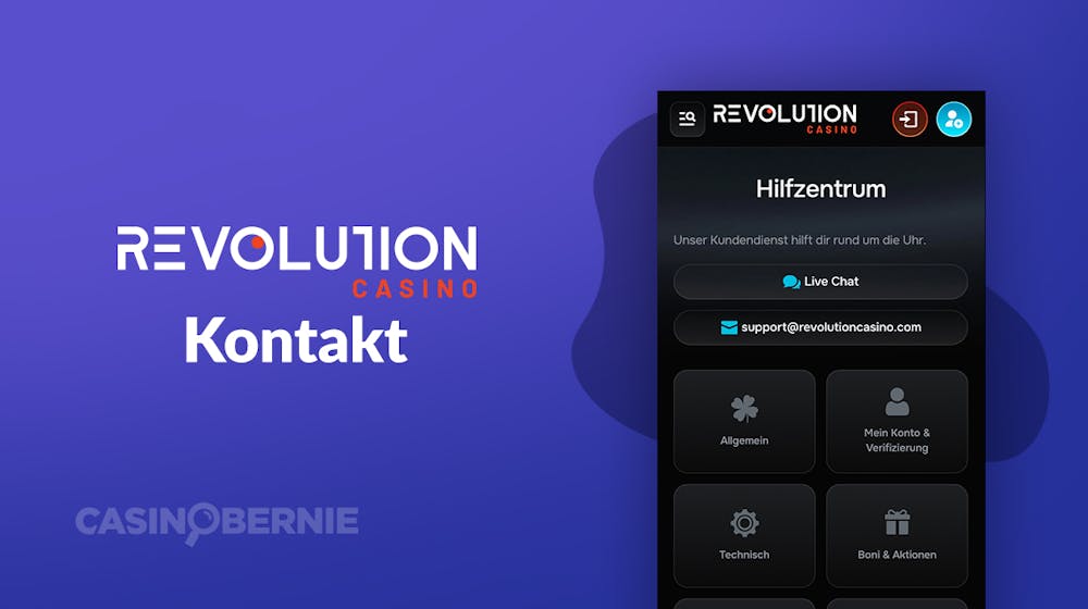 Revolution Casino Kontakt: Wie können Sie den Kundenservice kontaktieren?