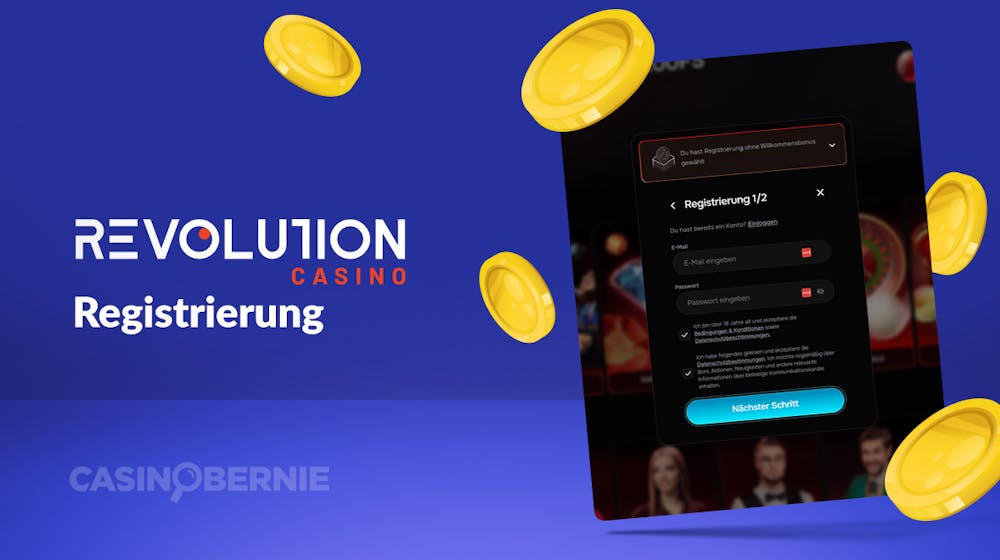 Revolution Casino Registrierung – Anleitung zur Kontoeröffnung
