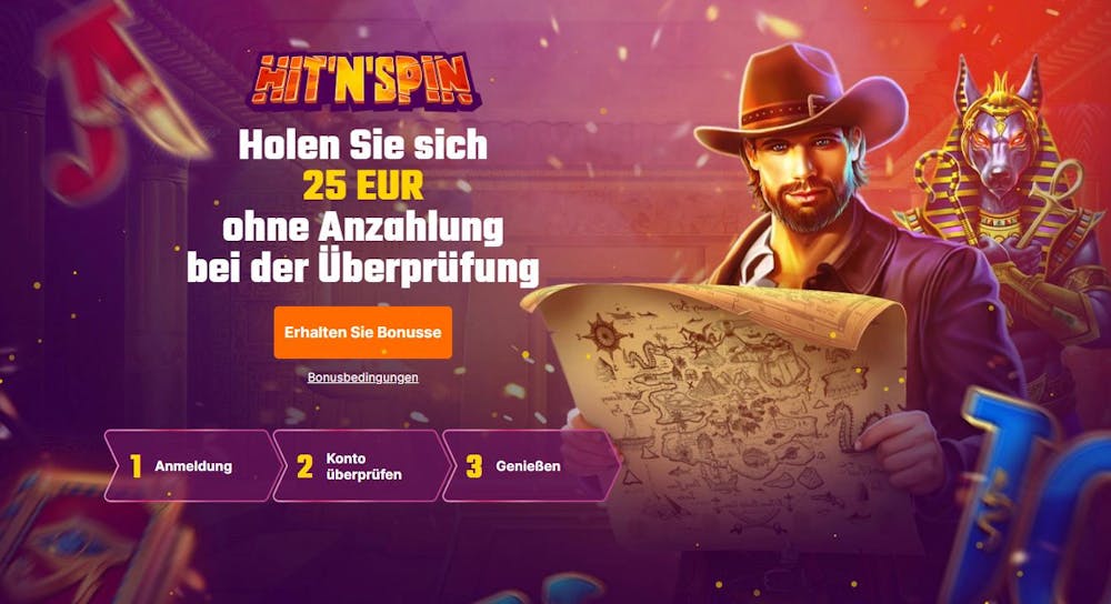 Der Bonsu ohne Einzahlung im Hit n Spin Casino