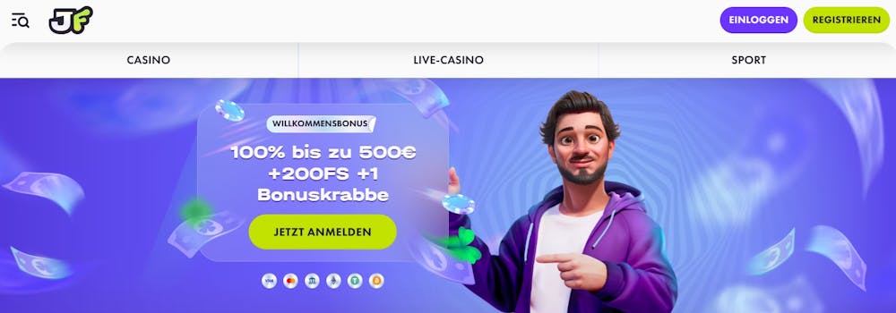 JackpotFrenzy Casino Startseite