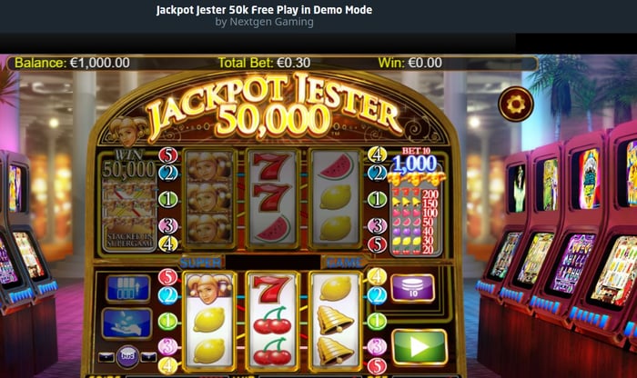 Jackpot Jester Slot im NextGen Gaming Casino