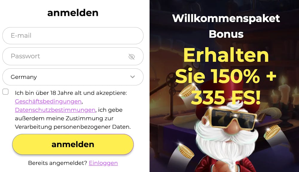 Jacktop Casino Registrierung